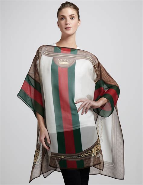 white gucci cape|gucci poncho women's.